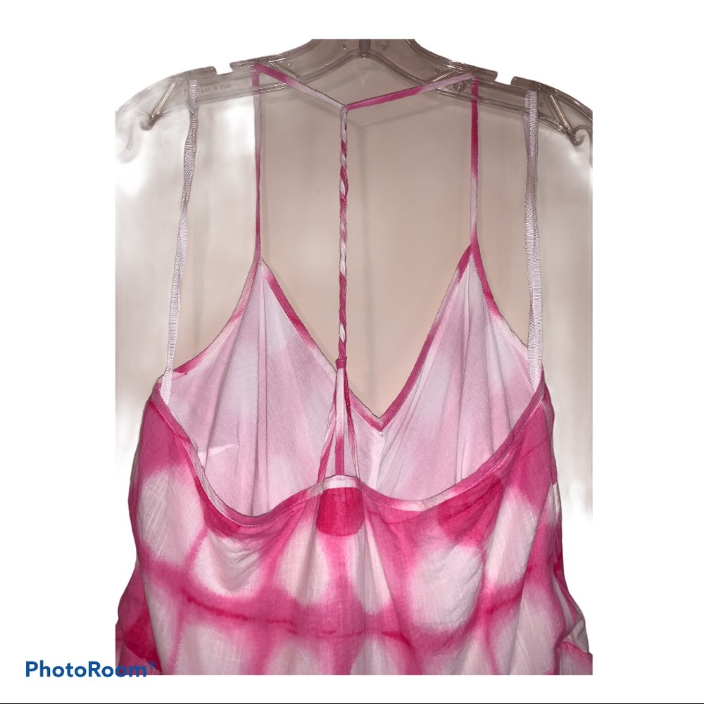 ❌SOLD❌Anthropologie Pink Tie-dye Geneva Maxi Dress - Picture 7 of 10